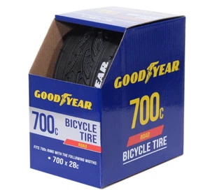 Goodyear Tires 700c Bicycle Tire Bike Tire Black Durable Rubber 700 x 28c - Picture 1 of 6