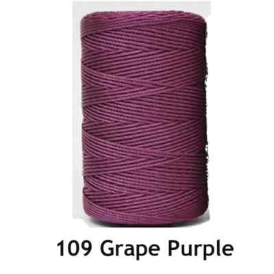 2 Rolls 200m Crochet Yarn 1.5mm Polypropylene Macrame Cord Yarn for Knitting Bag - Image 1 of 4