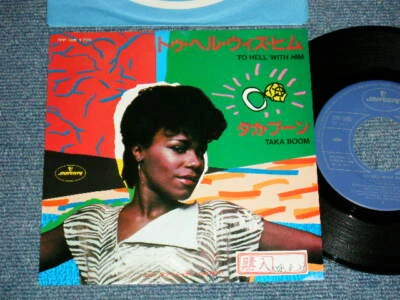 TAKA BOOM Japan 1983 7PP-105 NM 7"45 TO HELL WITH HIM  - Image 1 of 4