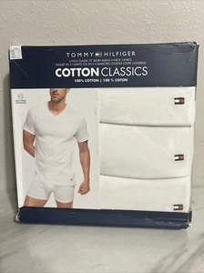 Tommy Hilfiger ~ Men's 3-Pack Classic Fit Short Sleeve V Neck T Shirts Size XL - Picture 1 of 2