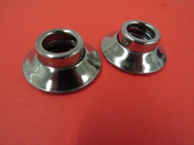 1928-48 Ford universal spring loaded inside handle escutcheons PAIR B-7022618-U - Image 1 of 3