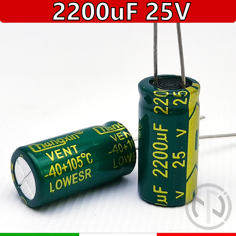 4 Pcs 100uF 16V Condensatore Elettrolitico VOLTURY VR -40°C 105°C Long - Foto 5