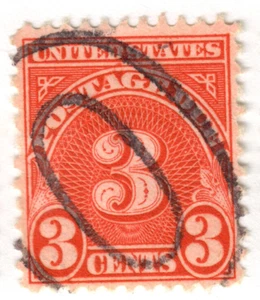 USA - 1930 - Postage Due - Numeral Stamp - 3C - #03 - Picture 1 of 1