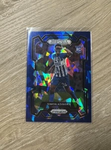 2023-24 Panini Prizm EPL SIMON ADINGRA Rookie /75 Blue Cracked Ice Prizm #98 RC - Picture 1 of 2