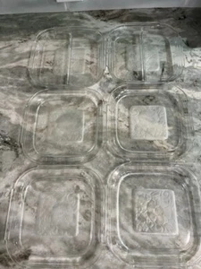 VINTAGE RARE Dishes For Sunbeam Buffet Service Set Etched Design - Picture 1 of 4