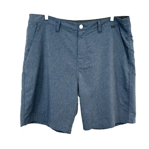 Hurley Shorts Herren 38 blau Chino Stretch Taschen Golf Reisen Freizeit Arbeit 9" - Bild 1 von 9