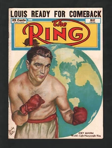 May 1950 The Ring Boxing Magazine – Joey Maxim Cover  A5220 - Picture 1 of 1