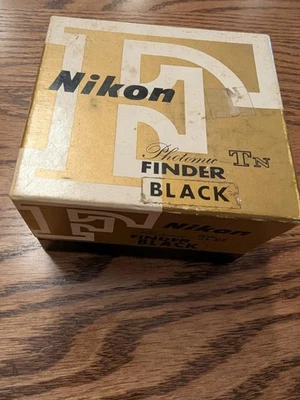 Caja para buscador Nikon F Photomic F Tn negro con estuche de cuero e instrucciones Foto 1 de 4