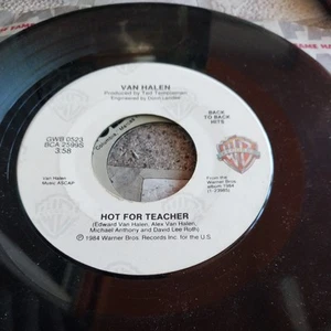 Van Halen 45 Hot For Teacher Panama RARE Back to Back Hits VG+ Never Saw This 1 - Picture 1 of 4