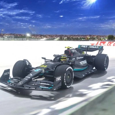Spark 18S876 Mercedes-AMG W14 E Lewis Hamilton 2nd F1 Australian GP 2023 1:18 - Bild 1 von 4