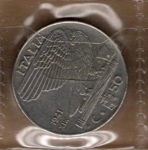 A566: Moneta Coin Regno d'Italia - Vittorio E III: 50 Cent Impero 1941 XIX - Picture 1 of 1