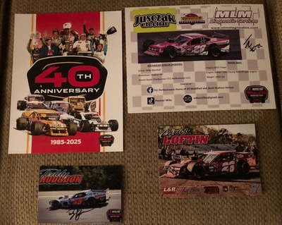 Postales autografiadas de conductor modificado de Nascar Martinsville 2025 (17) Foto 1 de 4