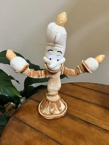 Disney Beauty And The Beast Lumiere Candlestick Light up And Talking Plush 14" - Picture 1 of 14