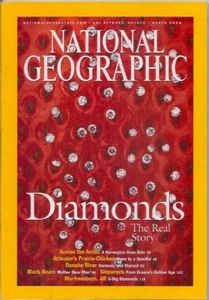 national geographic-MAR 2002-DIAMONDS. - Foto 1 di 2