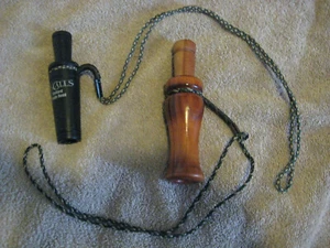 HS Calls Mallard single reed call - Bonus non-working call w/lanyards Fr Sh USA - Picture 1 of 5