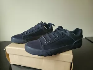 NEW/Defects Levis Mens Ellison Black Canvas Hiking Shoes Casual Shoes - Picture 1 of 4