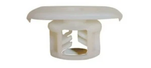 FIAT 500 C ,2009 - WINDSCREEN BOTTOM MOULDING CLIP WHITE 5 PCS - Picture 1 of 1