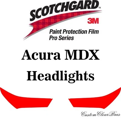 Filme de proteção de pintura 3M Scotchgard Pro Series transparente 2017 2018 2019 Acura MDX - Imagem 1 de 3