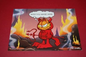 Vintage Postcard of Garfield Cat "Wish You Were Here" by Jim Davis - Picture 1 of 2