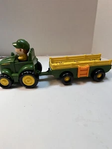 John Deere Tiergeräusche Wagen Fahrt Traktor Bauernhof Fahrzeug Tomy nicht komplett - Bild 1 von 7