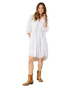 Vestido Sundance Sonata Fácil en Blanco - Talla Pequeña Mediana - Imagen 1 de 6