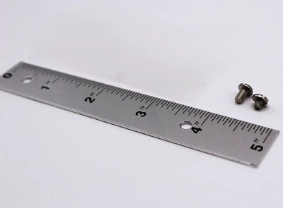 BRIDGEPORT MILL PART, milling machine MICROMETER SCALE W/SCREWS 1195306 M1165