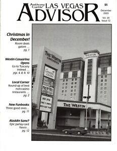 Las Vegas Advisor - All 12 Issues for 2003