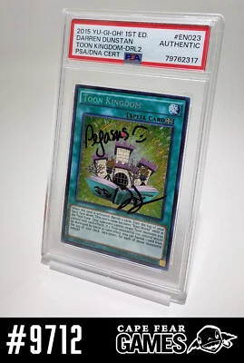 Toon Kingdom - DRL2-EN023 - PSA Signed by Darren Dunstan - #9712 - Image 1 of 2