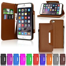 Wallet Case Magnetic Leather Flip Protective Cover Flip Stand For Mobile Phones 