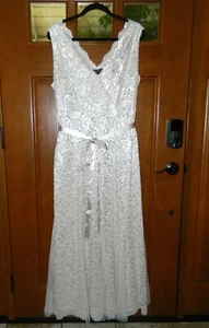 ABITO donna CANDALITE pizzo overlay collo smerlato nuovo con etichette ballo cocktail formale * 2X - Foto 1 di 6