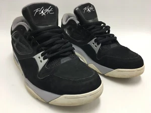 Jordan Flight Men's Size 12 Black Gray Basketball Shoes (525512-011) - Picture 1 of 11