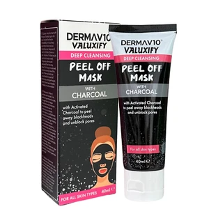Mascarilla facial negra activada por carbón removedor de espinillas máscara facial negra despegable - Imagen 1 de 10