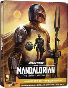 The MANDALORIAN - Complete First Season 1 New 4k Ultra HD Steelbook Reg A,B,C - Picture 1 of 2