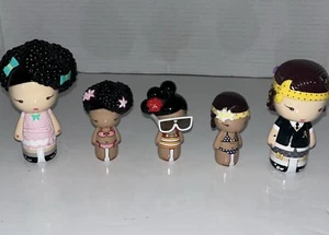 Gwen Stefanie Harajuku Lovers Figures Perfume Bottle Toppers Only Lot of 5 - Picture 1 of 14