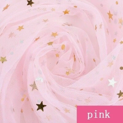 Star Netz Stoffe Paillette Paillette Hochzeitsdekoration Kostüm Tuch Vorhang - Bild 1 von 4