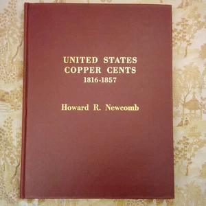 United States Copper Cents 1816-1857 by Howard R. Newcomb 1956 - Picture 1 of 11