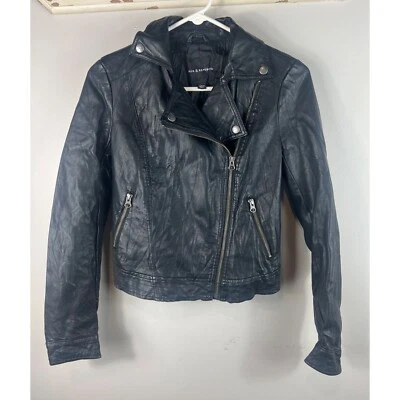 Rock & Republic Faux Leather Cropped Jacket XS - Image 1 of 4