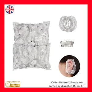 50 x Clear Disposable Ear Protectors elderly daily living hair washing - Picture 1 of 2