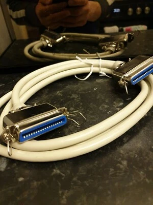 Centronics IEEE-1284 Parallel Printer Cable 36 Pin Female to Female 2m - Image 1 of 4