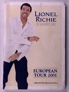 Lionel Richie Commodore Itinerary Original Vintage In Concert European Tour 2001 - Bild 1 von 18