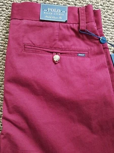 $125 Polo Ralph Lauren Men’s Stretch Classic Fit Chino Pants 30x32 NWT - Picture 1 of 11