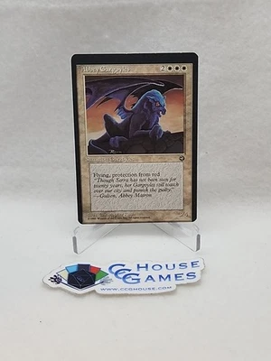Abbey Gargoyles MISPRINT MISCUT OFF CENTER MTG Homelands *CCGHouse* - Image 1 of 4