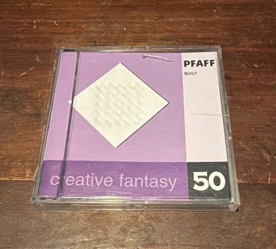 Tarjeta de fantasía creativa Pfaff 50 edredón 7560 7570 2140 2144 2170 Foto 1 de 2