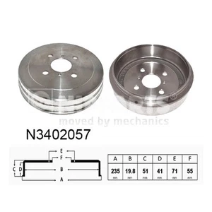 Drum PT118NP 7175S DB4339 J3402039 42431-0D010 8DT355301751 - Picture 1 of 2