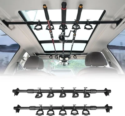 Fishing Rod Holder for Car, Vehicle Fishing Pole Holder Roof Rack Inside for SUV - Image 1 of 4