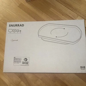 Tocadiscos de Almacenamiento IKEA SNURRAD Transparente, Modelo 405.215.26 Nevera Lazy Susan OpenBox - Imagen 1 de 4