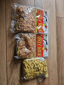 3 One Only Creations Erdbeerblond & lockiges Haar Mini-Lockenpuppe für Perückenherstellung - Bild 1 von 2