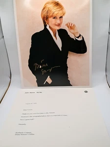 Vintage Signed 8"x10" Autograph Diane Sawyer Television Show 20/20 Letter - Bild 1 von 6