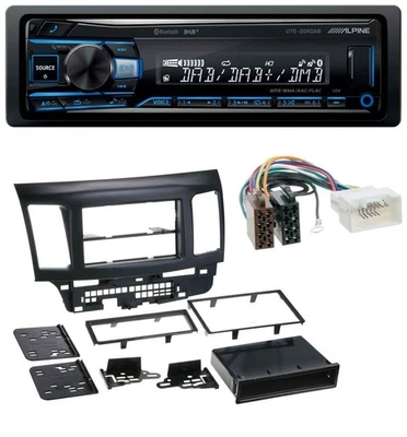Alpine USB Bluetooth DAB MP3 Autoradio für Mitsubishi Evo Lancer (ab 2008) - Bild 1 von 4