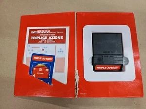 Italian Intellivision Video Game TRIPLE ACTION. (Italian Manual) Complete. - Picture 1 of 4